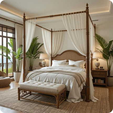 Comfortable guest room